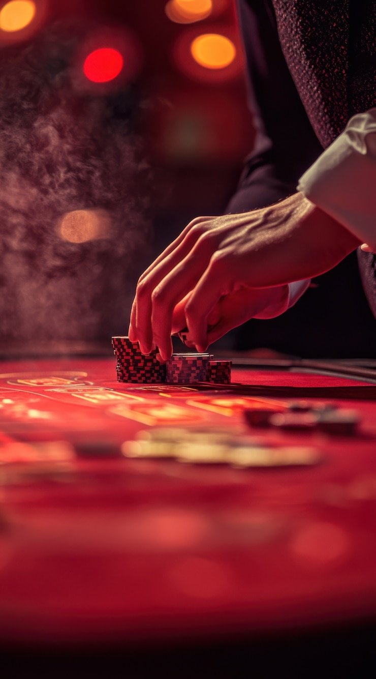 Platform guinevere menampilkan pasar sepak bola Liga 1 dan meja dealer langsung.